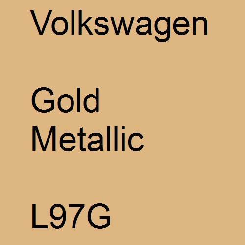 Volkswagen, Gold Metallic, L97G.